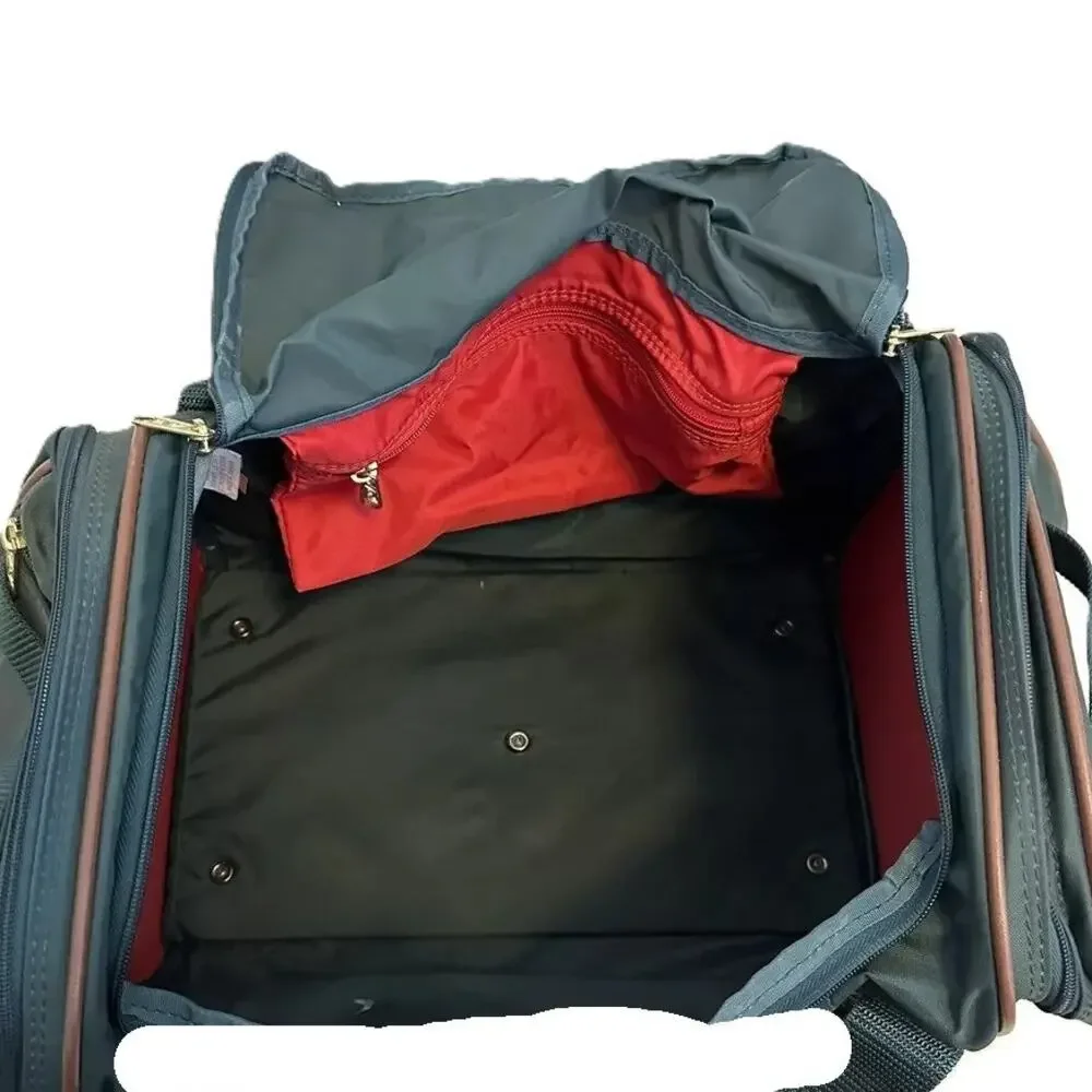 Vintage Samsonite Lark Nylon Duffel Bag Carry On Travel Luggage - Picture 5 of 8